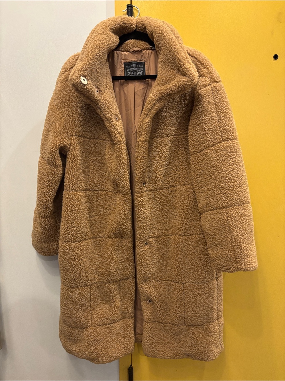Levi’s long Sherpa Teddy Coat Women’s